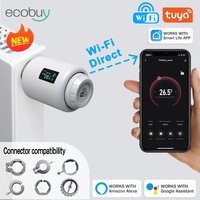 Tuya WiFi Thermostatventile Heizkörper Smart Heizkörperventil TRV Thermokopf Temperaturregler Thermostat Alexa Google Home