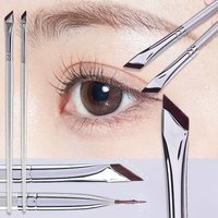 1/2/3PCS Professional Ultra Thin Angled Eye Liner Brush Fine Angle Flat Eyebrow Contour Makeup Detail Brushes Face Makeup Tools