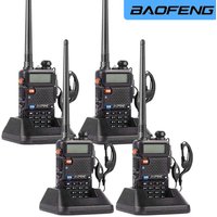 1/2/4PCS BaoFeng UV-5R 8W Tri-Power Walkie Talkie High Power Dual Band Long Range 128CH Portable Handheld Two Way Radio