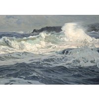 Classic Sunlight Beach Natural Landscape Canvas Print Sea Scenery Posters Art Wall Picture for Living Room Gallery Decor