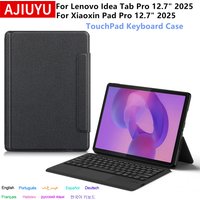 AJIUYU Keyboard Case For Lenovo Idea Tab Pro 12.7 inch 2025 Tablet Funda for Xiaoxin Pad Pro 2025 TB373FU TB375FC Keyboard Cover