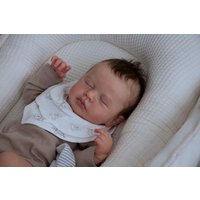 NPK 19inch Silicone Vinyl Reborn Doll Full Body Newborn Baby Size Loulou Boy 3D Skin High Quality Gift