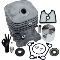 Zylinder- und Kolbensatz für Husqvarna 125B 125BX 125BVX Jonsered B2126 BV2126 RedMax HB280 HB281 Craftsman 358794810 358794811