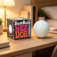 2026 Schylling NeeDoh Snow Ball Power Sensory Fidget Toy Soft Squishy Anti-Anxiety Stress Relief Object For ADHD Focus Adults
