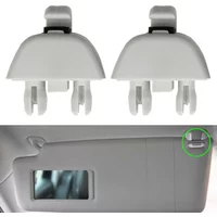 2x Sun Visor Clip Hook for VW Polo Passat Skoda Seat 2012-2015 6R0857561Y20 Car Inner Sun Visor Hanger Holder Clips