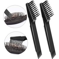 2pcs Hair Brush Cleaning Tools Set 2 in 1 Hair Brushes Cleaning Tool Hair Brush Cleaner Comb Cleaning Brushes for Home Salon Use