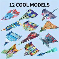 Interactive Paper Airplane Book: Easy Folding Flight Guide, Suitable for Young People and Beginners, with Colored Practice Pages
