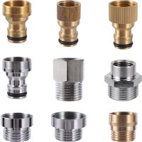 Water Faucet Adapter 1/2'' 3/4'' To M18 M22 M24 Thread Connector Faucet Coupler Water-Tap Joint Fitting For Gardening Irrigation