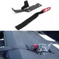 Rear Seat Quick Latch Release Kit Black Strap For 2009-2022 Ford F-150 F-250 F-350