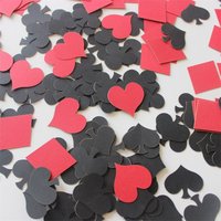 100 stücke laser geschnittene Casino Nacht Poker Thema Konfetti Tisch dekoration Spiel Nacht Kinder Magier Party Henne Junggesellen abschied liefert