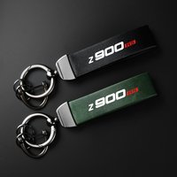 For Kawasaki Z900RS Z900 Z900ABS 2017 2018 2019 accessories High-Grade leather Motorcycle Keychain Holder Keyring