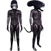 Alien Xenomorph Costume for Adults Sci-Fi Movie Monster Suit Space Monster Outfit for Halloween & Cosplay Costumes