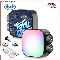 SIDANDE TOFU 6W 2500-9900k RGB LED camera lights of light effects full color for creative Vlog video lights w Rechargeable