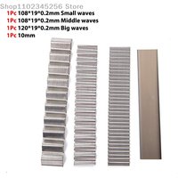 4Pcs Clay Cutter Pottery Flexible Wavy Blade Ceramic DIY Art Sculpting Tools Polymer Slicing Cutting