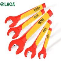 LAOA VDE Insulated Wrenches Multifunctional VDE Open-End Wrenches Manual Household Electrical Tools