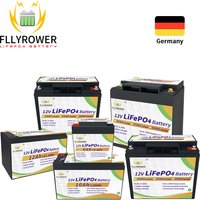 EU Stock 12V 6/10/12/20/30/40/50Ah LiFePO4 With BMS Lithium Iron Phosphate Energy Storage Battery Rechargeable For Kid Scooters
