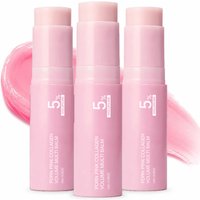 Stick multi-baume volumisant au collagène rose PDRN pour le visage et le corps, pour les zones sous les yeux, le cou, le front, les rides du sourire, soin éclat K-Beauty