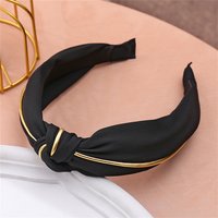 Solid Frabric Knot Headbands For Women Girls Wide Side Hairbands Hair Hoop Fashion Headdress Female Head Bands Hair Accessories