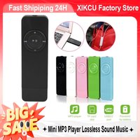 XIKCU 2025 Mini MP3 Player USB in-line Card U Disk MP3 Player USB 2.0 Lossless Sound Music Media Player Support Micro TF Card
