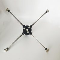 40mm Short-axis Secondary Mirror Holder Bracket Base for Newtonian Reflective Telescope for 250x5mm PVC Pipe