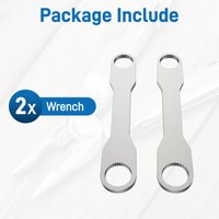 Slim Steel Wrench Multitool Spanner For Leatherman Gear Ring Ratcheting Wrench Dual-purpose Spanner Combination Ratchet Wrenchs