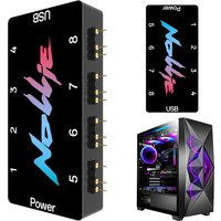 Nollie SignalRGB OpenRGB Universal 5V 3PIN ARGB Asynchronous Controller HUB For Computer PC Case Cooling Fans Light Strips
