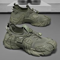 Summer Men Barefoot Sock Shoes Man Daily Breathable Casual Walking Shoes Fashion Running Sneakers Comfy Platform Tenis Shoes