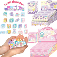 JANDOOM Sanrio My Melody Kuromi Hello Kitty Cinnamoroll Pochacco Huntington Action Figure Rice Grain Doll Blind Box Toys Gifts