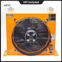 AH1012T-CA Hydraulischer Luftkühler, 12 V/220 V, LKW-montierter Kran, modifizierter Kraftstofftank, Kühlung, Kühler, luftgekühlter Ölkühler