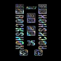 AliExpress NONE 1SET Mountain Bike Fork Decals Waterproof Vinyl Stickers Holographic Colorful Accessory Multi-color Options