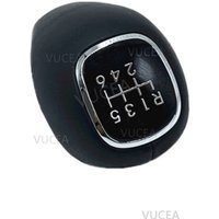 Pommeau de levier de vitesse manuel en cuir véritable, 6 vitesses, pour Kia Ceed 2009 – 2012 Sportage 2011 – 2015 437113W400 HU WH