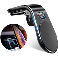 1Pcs Magnetic Car Phone Holder Metal Stand Accessories For Alfa Romeo 159 Spider Giulia Giulietta 156 Tonale Mito 147 8C Stelvio