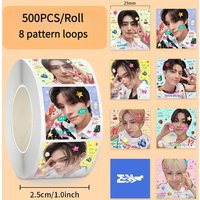 500Pcs/Roll Kpop JAKE Sticker Desire Unleash JAY NI-KI JUNGWON HEESEUNG SUNOO SUNGHOON Stickers DIY Scrapbooking Fan Gift Merchs