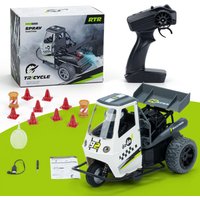 Rc Car Motor Tricycle DoDo 2.4G SERVO Remote Control Light And Sound Spray High Speed Emulation Motorcycles Kids Toys Gifts