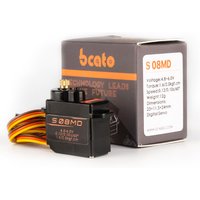 Bcato S08MD 2.4kg Digital Servo 12g/ High-Speed Mini Metal Gear for Rc FPV Helicopter Airplane Tail Servo