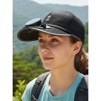 AliExpress NONE Breathable Sunhat with Solar Fan Sun Block Baseball Hat with Solar Fan USB Charging Fan Outdoor Sunhats Sunscreen Sunshade Hats
