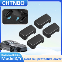 For Tesla Model 3 Y Juniper 2025 Rear Seat Slide Rail Soft Rubber Plug Protection Car Interior Function Accessories for Tesla