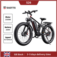 AliExpress GISAEV DUOTTS S26 Electric Bicycle 750W*2 Dual Motor 48V20AH Battery E-Bike 26 Inch Wide Tire All Terrain Adult Electric Bike