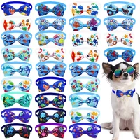 20PCS Dog Bow Tie Summer Fashion Pet Grooming Accessories Handmade Adjustable Collar Bowties For Dogs and Cats Pet Product