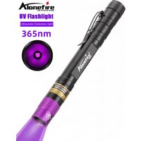 SV64 365nm UV led flashlight powerful Black Light Invisible Torch Money Scorpion Cat Pet Stains Marker Ore Check Use AAA battery