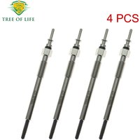 4X New Dual Core Heater Glow Plugs 11V For Opel Astra G/H/J Combo Corsa C/D Meriva Zafira B 1.7 CTDI 2000-2011 1214035 97389905