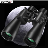 BORWOLF 10-380X100 HD-Fernglas mit hoher Vergrößerung, professionelles Zoom-Fernglas, 10-60-faches Teleskop, geeignet für Mondbeobachtung und Reisen