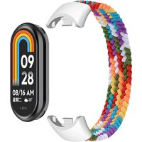 Nylon Solo Loop Braided Strap For Xiaomi Mi Band 8 9 10 Replacement Elastic Watchbands Correa Bracelet For Mi Band 8 9 10 NFC