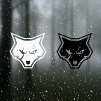 1PC Angry Wolf Head Waterproof Self-adhesive Vinyl Sticker for Car Motorcycle Bike Helmet Laptop Decor