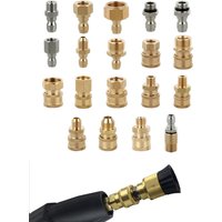 High Pressure Washer Connector 1/4 Inch Quick Release Connector Coupler Fitting For Garden Hoses Car Washer Lance Connector G1/4