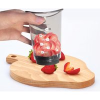 Easy Clean Multi-Function Vegetable Slicer Cup Fruit Cutter Salad Tool Portable Kitchen Gadget Accessories for Home Kitchen Use
