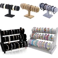 Necklace Jewelry Display Jewelry Stand Hovering T-Bar Bracelet Holder for Home Organization