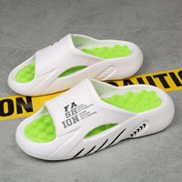 Men's Summer Massage Slippers Indoor & Outdoor Non Slip Sandals Casual Beach Shoes Soft EVA Bottom Couples Slides Thick Shoes