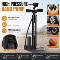 160PSI Bicycle Floor Pump with Pressure Gauge High Pressure Tire Inflator for MTB Road Bike Presta Schrader Valve Cycling Tools