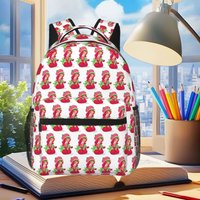 Strawberry Shortcake Girl Cartoon Anime Backpack Student Boys Girls BookBag School Bag Laptop Shoulder Bags for Men Women